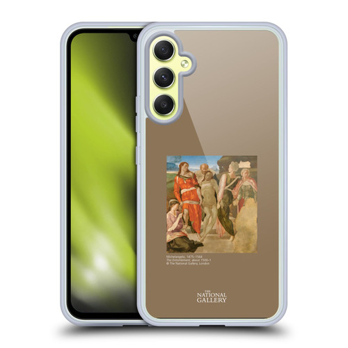 The National Gallery Religious & Mythological The Entombment Soft Gel Case for Samsung Galaxy A34 5G
