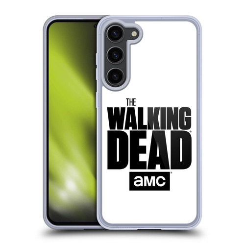 AMC The Walking Dead Logo White Soft Gel Case for Samsung Galaxy S23+ 5G & MagSafe