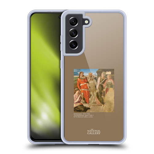 The National Gallery Religious & Mythological The Entombment Soft Gel Case for Samsung Galaxy S21 FE 5G & MagSafe