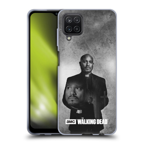 AMC The Walking Dead Double Exposure Gabriel Soft Gel Case for Samsung Galaxy A12 (2020)