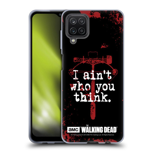 AMC The Walking Dead Quotes Daryl Think Soft Gel Case for Samsung Galaxy A12 (2020)