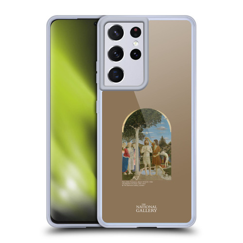 The National Gallery Religious & Mythological The Baptism Of Christ Soft Gel Case for Samsung Galaxy S21 Ultra 5G & MagSafe