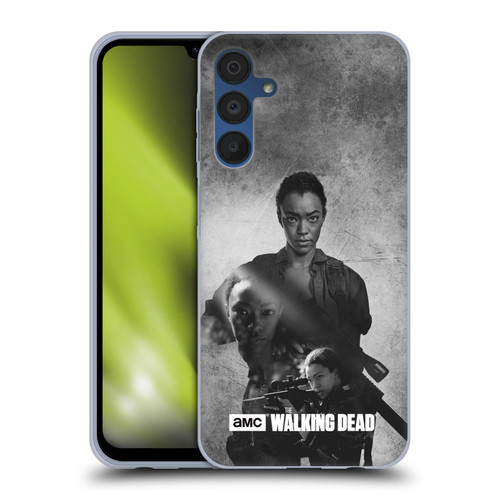 AMC The Walking Dead Double Exposure Sasha Soft Gel Case for Samsung Galaxy A15 & MagSafe