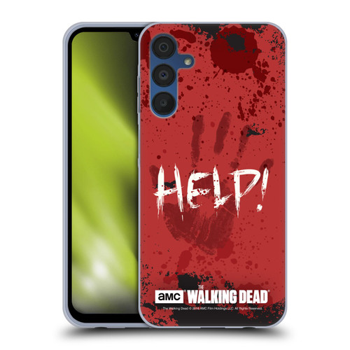 AMC The Walking Dead Quotes Help Soft Gel Case for Samsung Galaxy A15 & MagSafe
