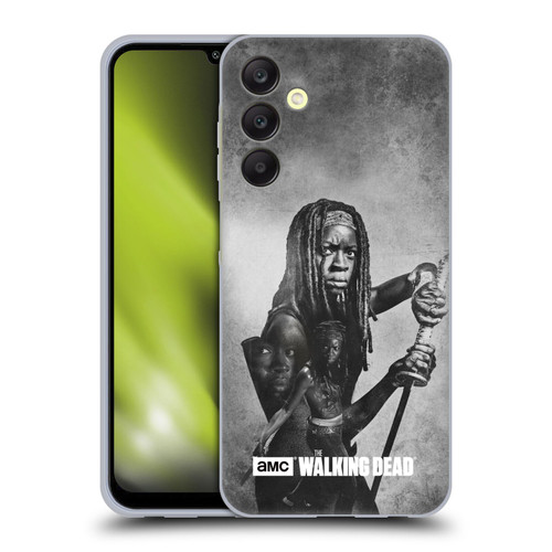 AMC The Walking Dead Double Exposure Michonne Soft Gel Case for Samsung Galaxy A25 5G