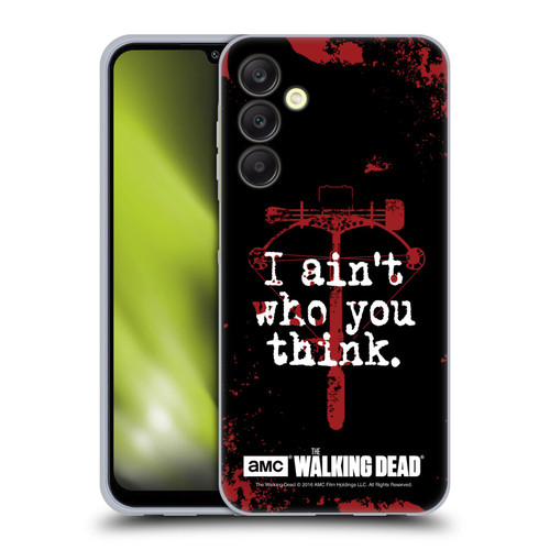 AMC The Walking Dead Quotes Daryl Think Soft Gel Case for Samsung Galaxy A25 5G