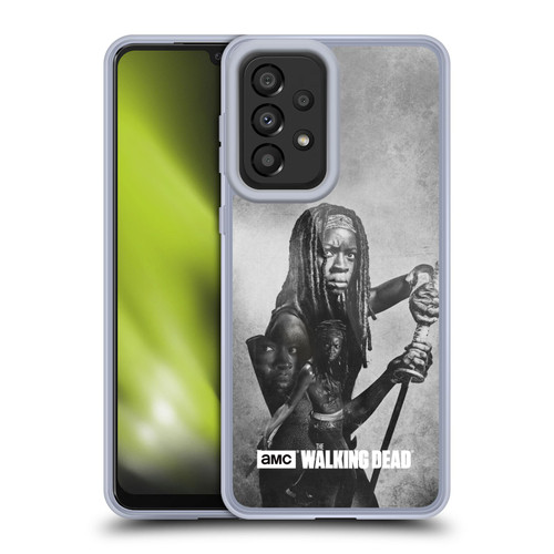 AMC The Walking Dead Double Exposure Michonne Soft Gel Case for Samsung Galaxy A33 5G (2022)