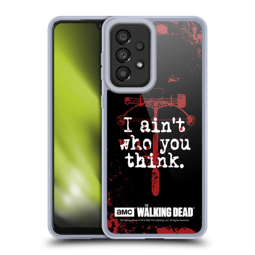 AMC The Walking Dead Quotes Daryl Think Soft Gel Case for Samsung Galaxy A33 5G (2022)