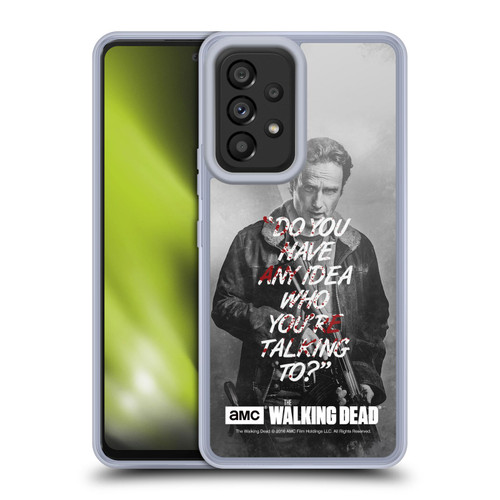 AMC The Walking Dead Quotes Rick Talk Soft Gel Case for Samsung Galaxy A53 5G (2022)