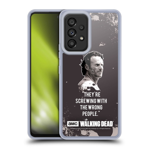 AMC The Walking Dead Quotes Rick Trap Soft Gel Case for Samsung Galaxy A53 5G (2022)