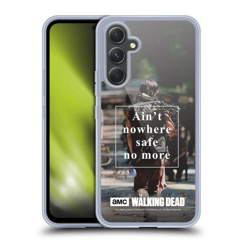 AMC The Walking Dead Quotes Daryl Nowhere Safe Soft Gel Case for Samsung Galaxy A54 5G