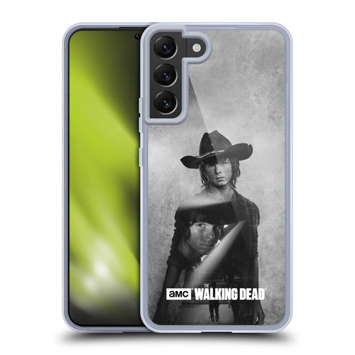 AMC The Walking Dead Double Exposure Carl Soft Gel Case for Samsung Galaxy S22+ 5G & MagSafe
