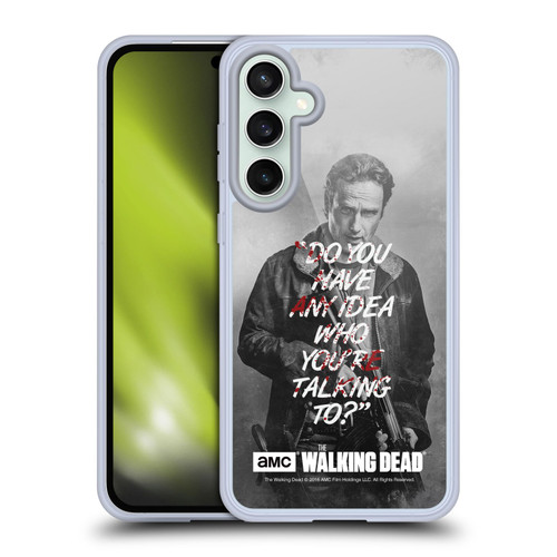 AMC The Walking Dead Quotes Rick Talk Soft Gel Case for Samsung Galaxy S23 FE 5G & MagSafe