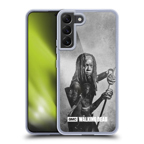 AMC The Walking Dead Double Exposure Michonne Soft Gel Case for Samsung Galaxy S22+ 5G & MagSafe