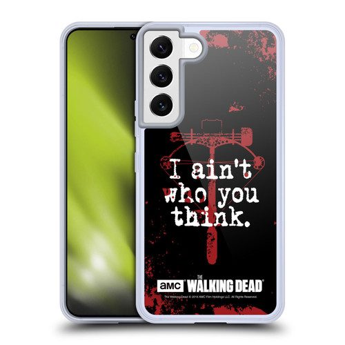 AMC The Walking Dead Quotes Daryl Think Soft Gel Case for Samsung Galaxy S22 5G & MagSafe