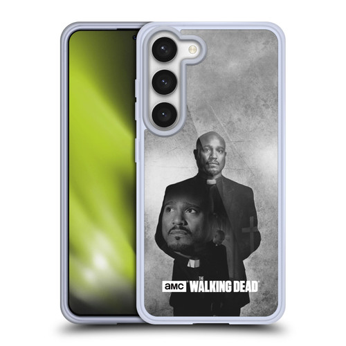 AMC The Walking Dead Double Exposure Gabriel Soft Gel Case for Samsung Galaxy S23 5G & MagSafe