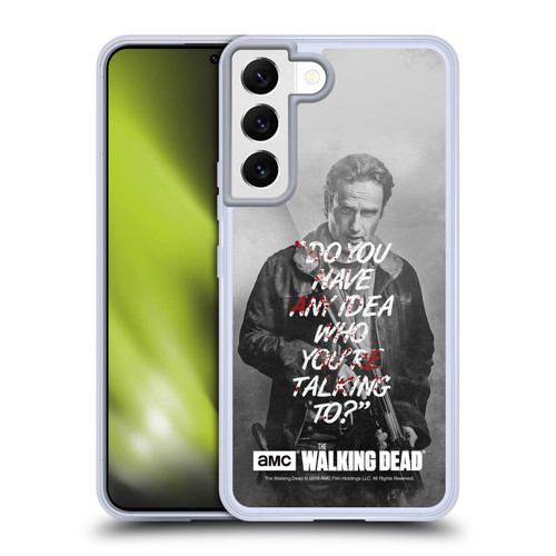 AMC The Walking Dead Quotes Rick Talk Soft Gel Case for Samsung Galaxy S22 5G & MagSafe