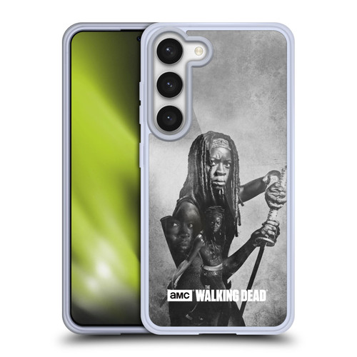 AMC The Walking Dead Double Exposure Michonne Soft Gel Case for Samsung Galaxy S23 5G & MagSafe