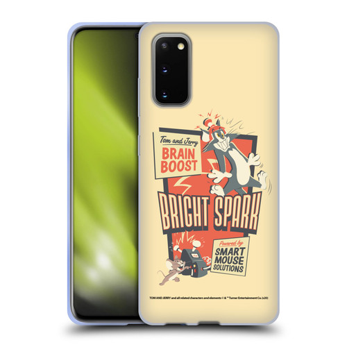Tom and Jerry Retro Bright Spark Soft Gel Case for Samsung Galaxy S20 / S20 5G