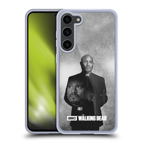 AMC The Walking Dead Double Exposure Gabriel Soft Gel Case for Samsung Galaxy S23+ 5G & MagSafe