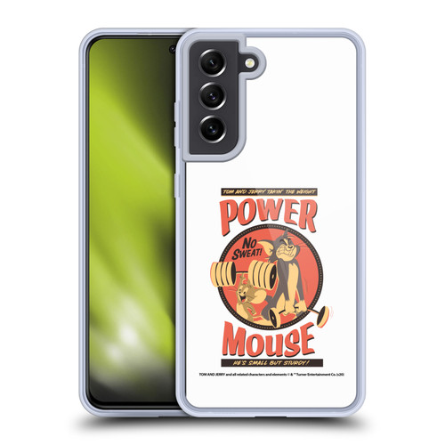 Tom and Jerry Retro Power Mouse Soft Gel Case for Samsung Galaxy S21 FE 5G & MagSafe