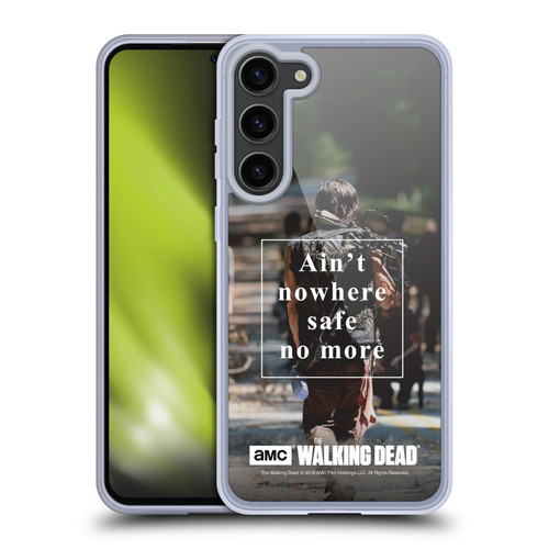 AMC The Walking Dead Quotes Daryl Nowhere Safe Soft Gel Case for Samsung Galaxy S23+ 5G & MagSafe