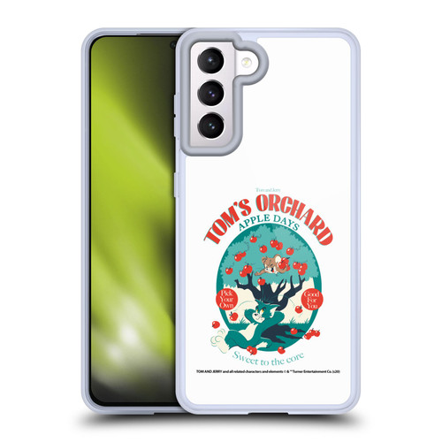Tom and Jerry Retro Orchard Soft Gel Case for Samsung Galaxy S21 5G & MagSafe