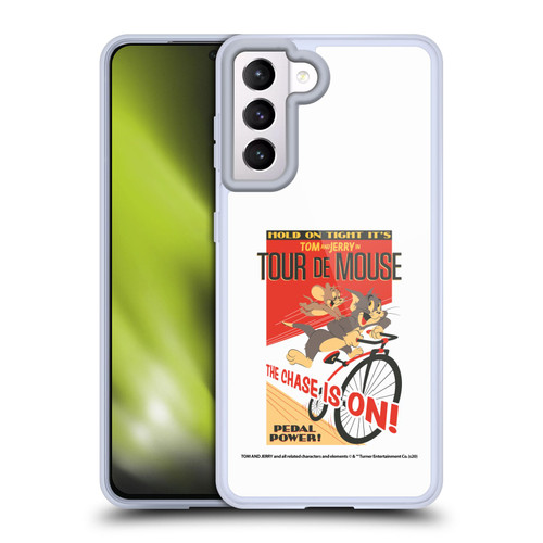 Tom and Jerry Retro Tour De Mouse Soft Gel Case for Samsung Galaxy S21 5G & MagSafe
