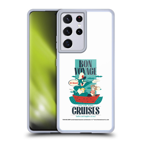 Tom and Jerry Retro Bon Voyage Soft Gel Case for Samsung Galaxy S21 Ultra 5G & MagSafe