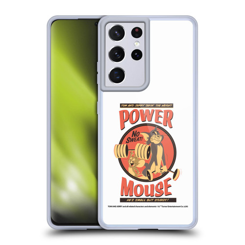 Tom and Jerry Retro Power Mouse Soft Gel Case for Samsung Galaxy S21 Ultra 5G & MagSafe