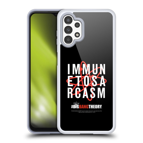 The Big Bang Theory Iconic Sarcasm Soft Gel Case for Samsung Galaxy A13 (2022)