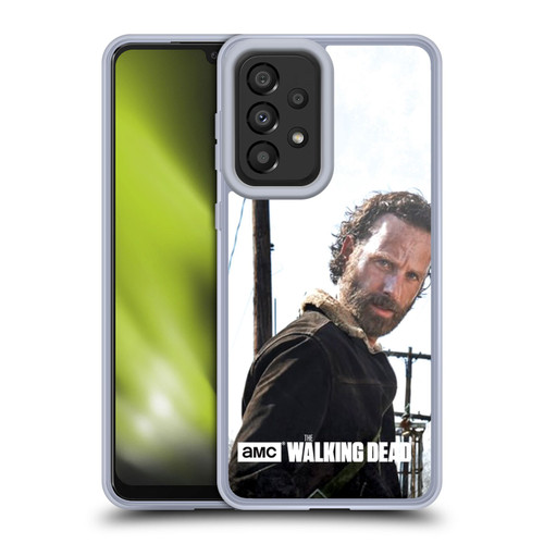 AMC The Walking Dead Filtered Characters Rick Gun Soft Gel Case for Samsung Galaxy A33 5G (2022)