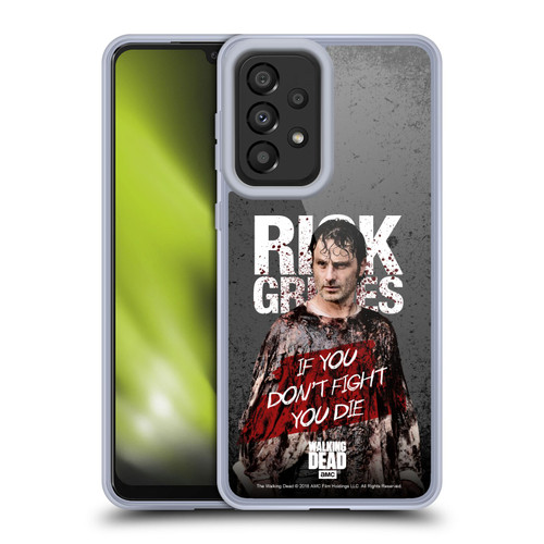 AMC The Walking Dead Rick Grimes Legacy Bloody Poncho Soft Gel Case for Samsung Galaxy A33 5G (2022)