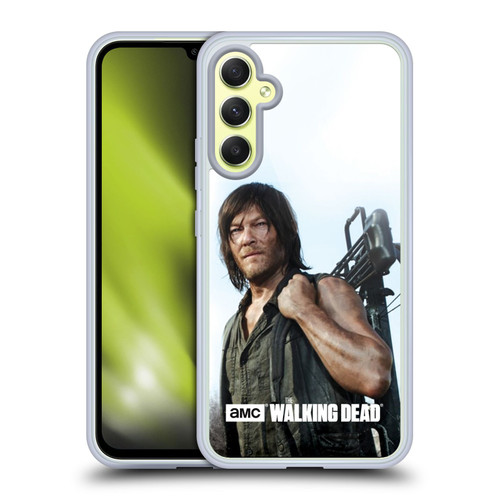 AMC The Walking Dead Filtered Characters Daryl Crossbow Soft Gel Case for Samsung Galaxy A34 5G