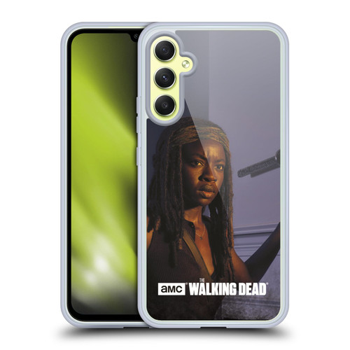 AMC The Walking Dead Filtered Characters Michonne Soft Gel Case for Samsung Galaxy A34 5G