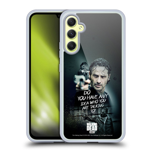 AMC The Walking Dead Rick Grimes Legacy Question Soft Gel Case for Samsung Galaxy A34 5G