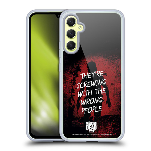 AMC The Walking Dead Rick Grimes Legacy Trust Soft Gel Case for Samsung Galaxy A34 5G