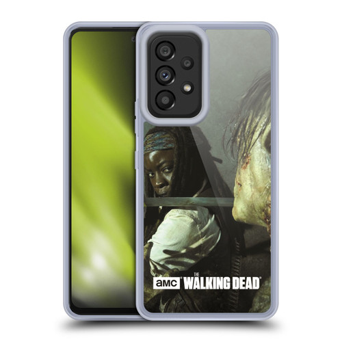 AMC The Walking Dead Filtered Characters Michonne Katana Soft Gel Case for Samsung Galaxy A53 5G (2022)