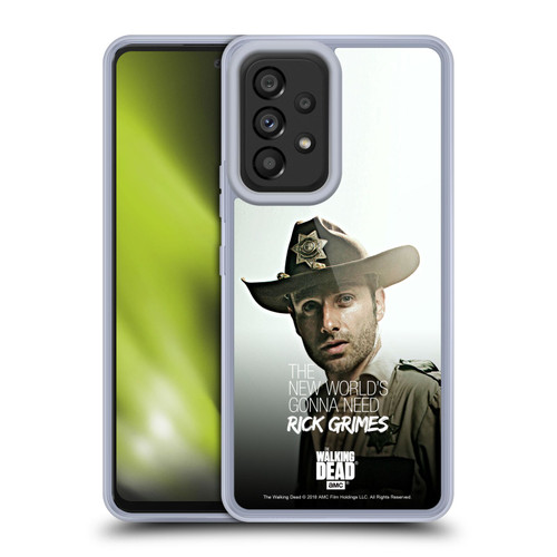 AMC The Walking Dead Rick Grimes Legacy Deputy Hat Soft Gel Case for Samsung Galaxy A53 5G (2022)