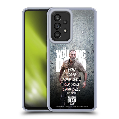 AMC The Walking Dead Rick Grimes Legacy Join Us Soft Gel Case for Samsung Galaxy A53 5G (2022)