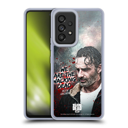 AMC The Walking Dead Rick Grimes Legacy Quote Soft Gel Case for Samsung Galaxy A53 5G (2022)