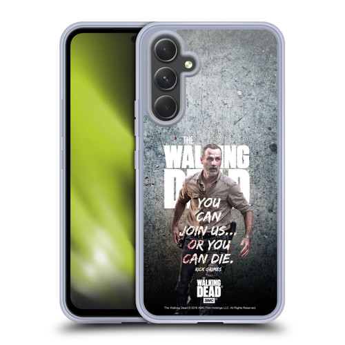 AMC The Walking Dead Rick Grimes Legacy Join Us Soft Gel Case for Samsung Galaxy A54 5G