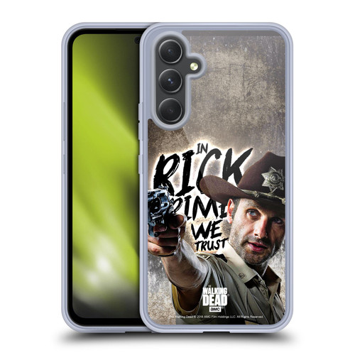 AMC The Walking Dead Rick Grimes Legacy Sheriff's Deputy Soft Gel Case for Samsung Galaxy A54 5G