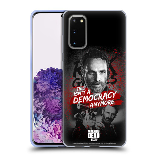 AMC The Walking Dead Rick Grimes Legacy Democracy Soft Gel Case for Samsung Galaxy S20 / S20 5G