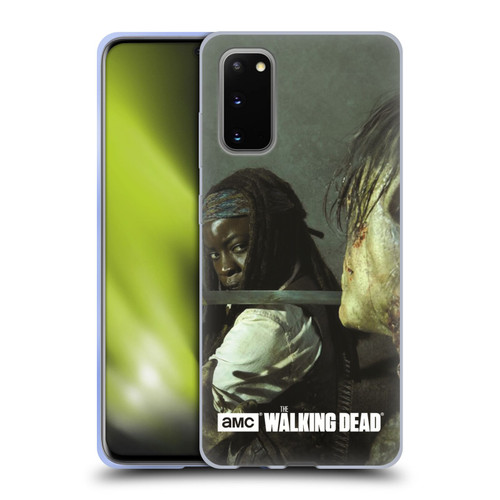 AMC The Walking Dead Filtered Characters Michonne Katana Soft Gel Case for Samsung Galaxy S20 / S20 5G