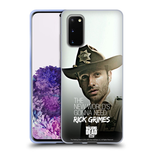 AMC The Walking Dead Rick Grimes Legacy Deputy Hat Soft Gel Case for Samsung Galaxy S20 / S20 5G