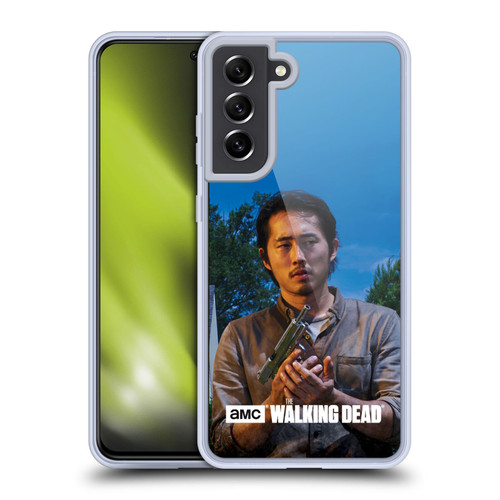 AMC The Walking Dead Filtered Characters Glenn Soft Gel Case for Samsung Galaxy S21 FE 5G & MagSafe