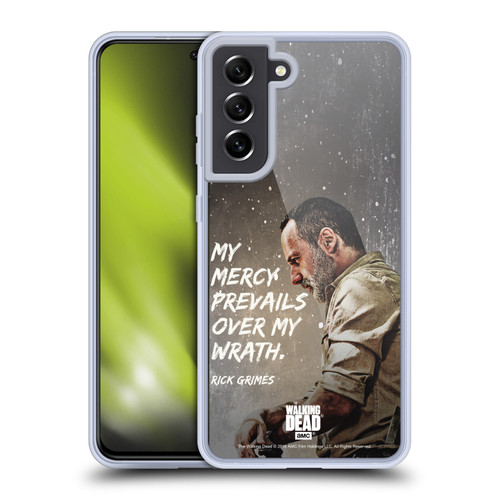 AMC The Walking Dead Rick Grimes Legacy Mercy Prevails Soft Gel Case for Samsung Galaxy S21 FE 5G & MagSafe