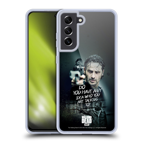 AMC The Walking Dead Rick Grimes Legacy Question Soft Gel Case for Samsung Galaxy S21 FE 5G & MagSafe