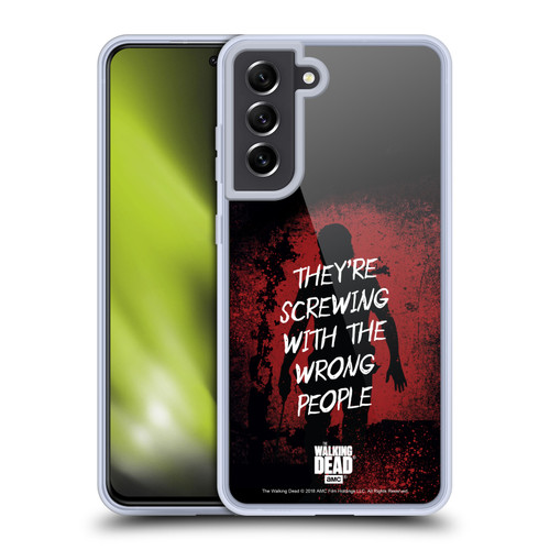 AMC The Walking Dead Rick Grimes Legacy Trust Soft Gel Case for Samsung Galaxy S21 FE 5G & MagSafe